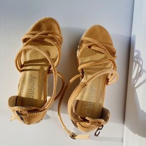 ASOS Espadrilles Wedges in Skin Nude